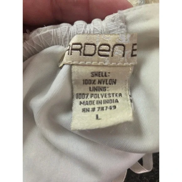 ARDEN‎ B Sequin One Shoulder Mini Dress White Sparkle Party Cocktail Size L - Picture 3 of 5